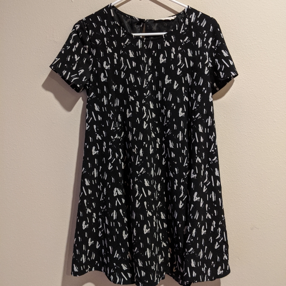 Lush Print Shift Dress Size S